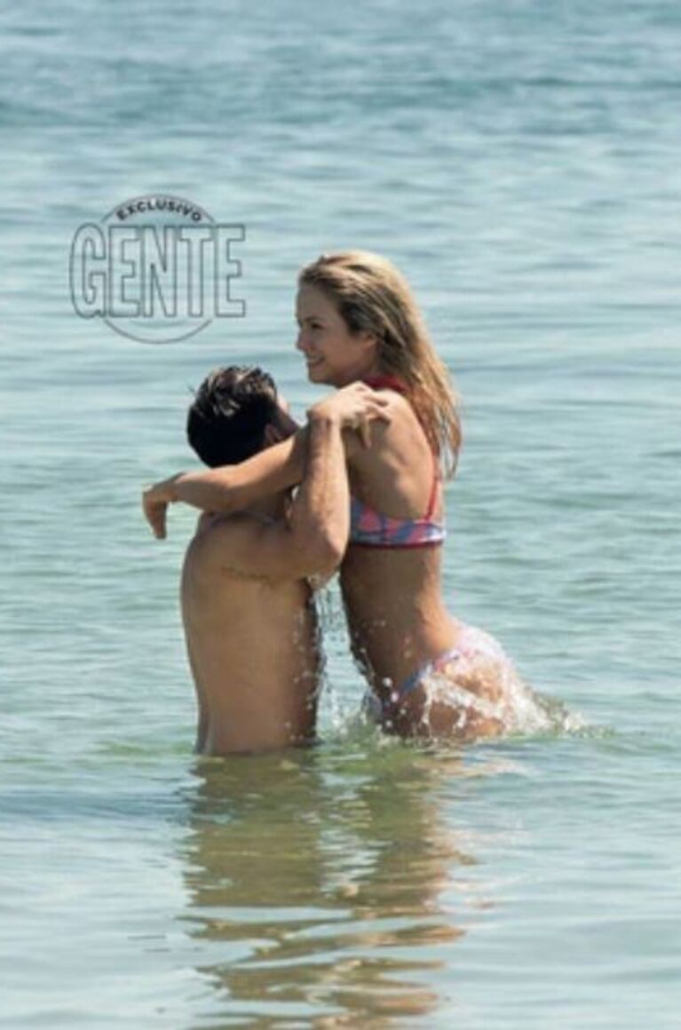 Flor Vigna y Nico Occhiato, enamorados en las playas de Punta: "Esta escapada fue una hermosa forma de comenzar el 2018"