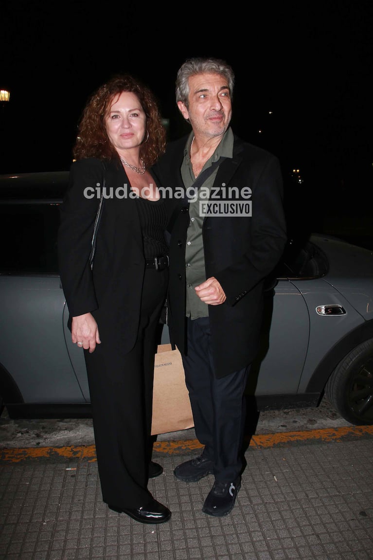 Florencia Bas, fue a ver a su marido, Ricardo Darín y Andrea Pietra al teatro (Foto: Movilpress).