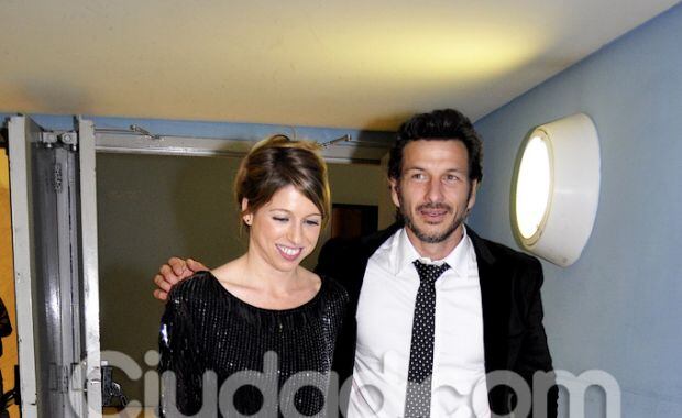 Florencia Bertotti acompañó a Federico Amador (Foto: Jennifer Rubio). 