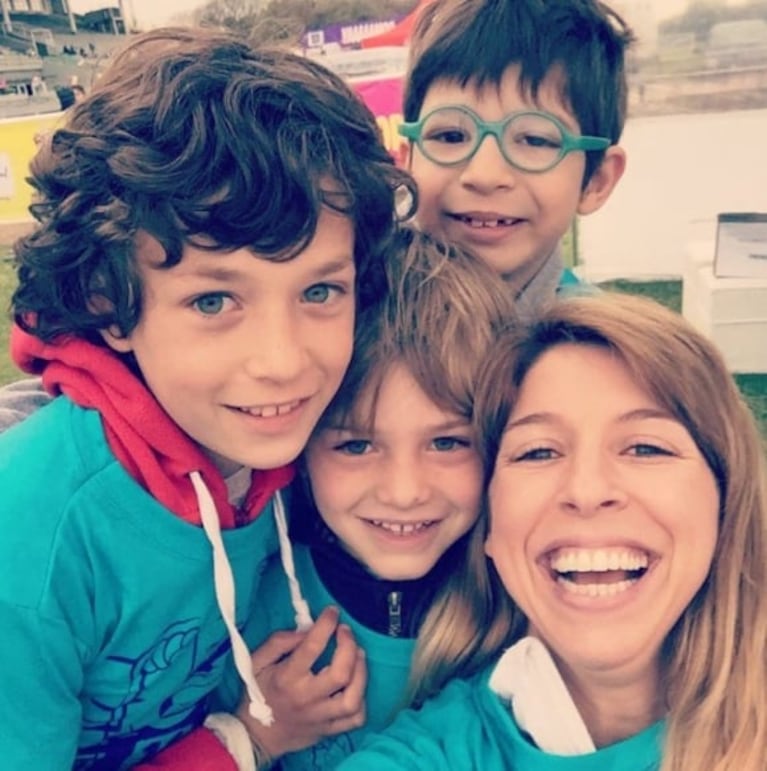 Florencia Bertotti contó cómo es la relación de su hijo Romeo con los hijos de Federico Amador y de Guido Kazcka