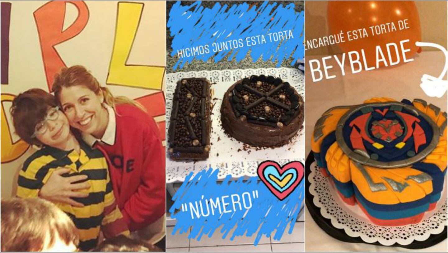 Florencia Bertotti y las fotos de la fiesta de cumpleaños de Romeo, su hijo: “Mi pollito cumplió 10 años hoy”