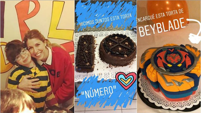 Florencia Bertotti y las fotos de la fiesta de cumpleaños de Romeo, su hijo: “Mi pollito cumplió 10 años hoy”