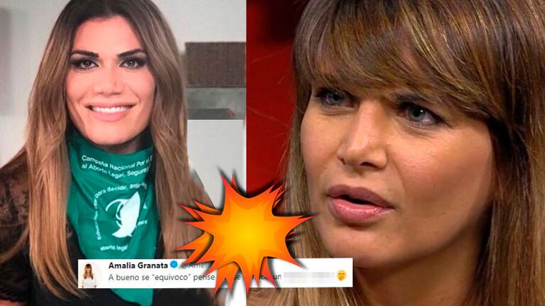 Florencia de la Ve equivocó una estadística sobre el aborto y Amalia Granata la cruzó durísma en Twitter 
