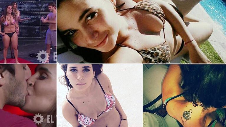 Florencia, la profesora que fue echada por besar en la TV. Fotos: Web y Capturas.
