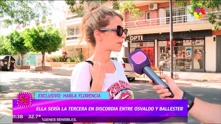 Florencia, la supuesta amante de Daniel Osvaldo, habló con Socios del Espectáculo.