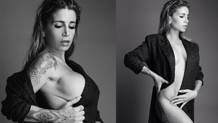 Florencia mostró su figura "sin retoques".