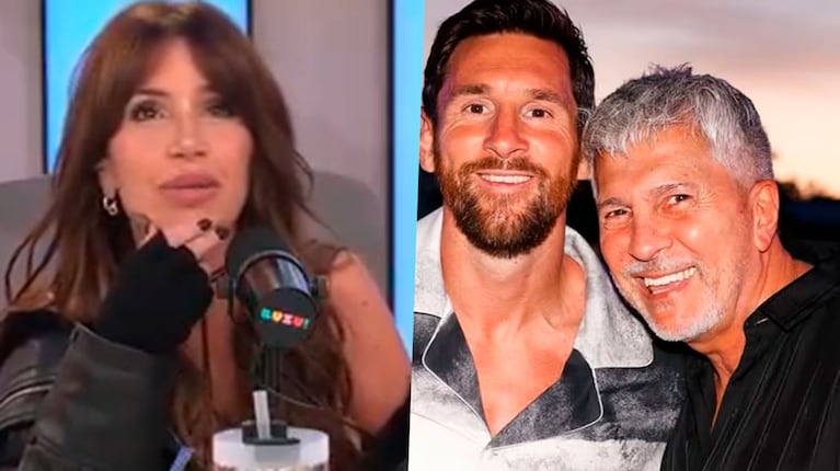 Florencia Peña anunció por error la muerte del padre de Messi y la destrozaron en las redes (Luzu TV y redes)