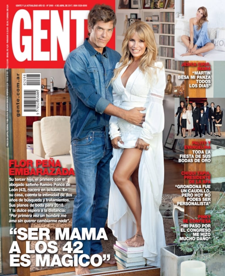 Florencia Peña confirmó su embarazo, junto a Ramiro Ponce de León: "Ser mamá a los 42 es mágico" 