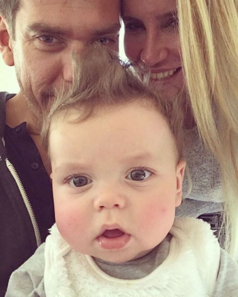 Florencia Peña desmintió los rumores de crisis con una tierna foto junto a Ramiro Ponce de León y su pequeño