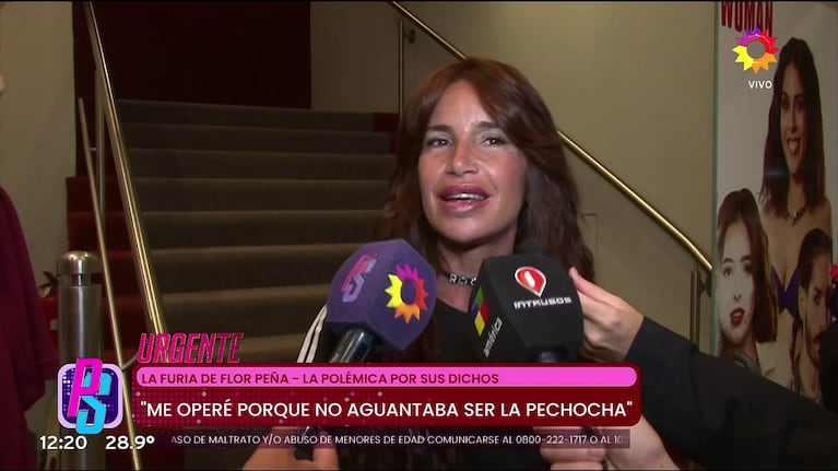Florencia Peña habló en Puro Show (Foto: captura de eltrece).