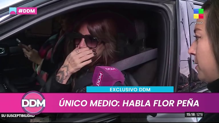 Florencia Peña lloró al disculparse con la familia Messi.