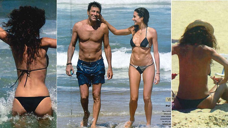 Florencia Raggi y Nicolás Repetto disfrutan de sus vacaciones en Punta del Este. (Fotos: revista Gente)