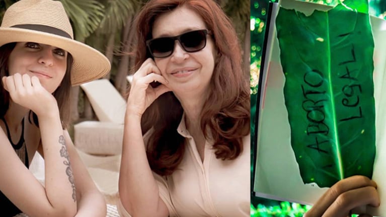 Florencia se sumó a la campaña por el aborto legal desde Cuba.