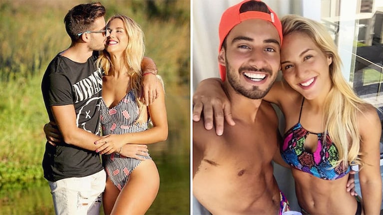 Florencia Vigna y Nicolás Occhiato, enamorados, pero no embarazados. (Foto. Instagram)