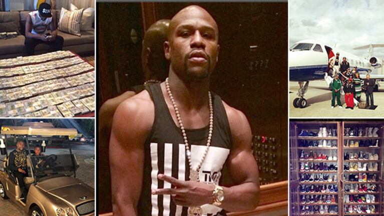 Floyd Mayweather Jr. y las postales de su multimillonaria vida. (Foto: Instagram)