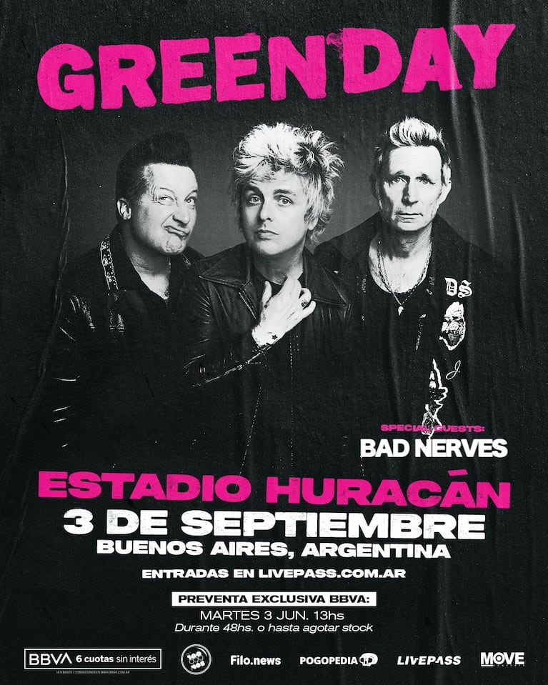 Formada en 1986 en Berkeley, California, Green Day es una de las bandas más exitosas de todos los tiempos.