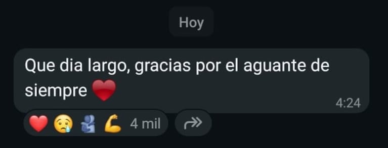 Foto: Captura de canal de difusión de WhatsApp de Wanda Nara