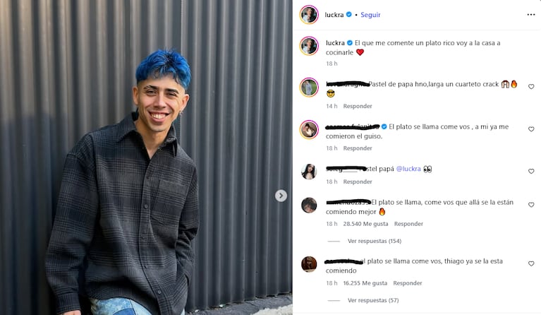 Foto: captura de IG Luck Ra