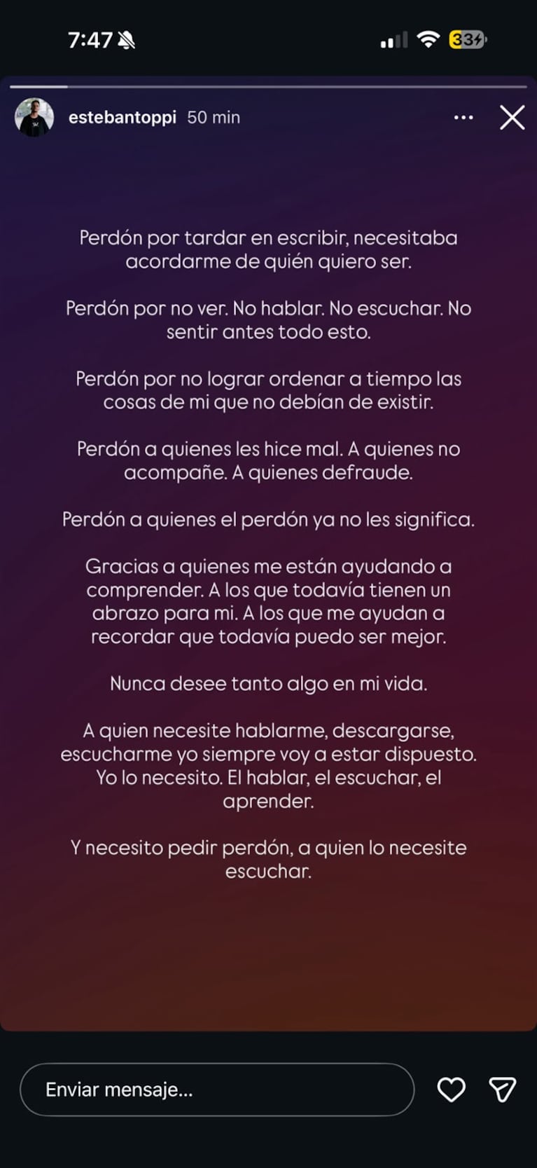 Foto: captura de Instagram