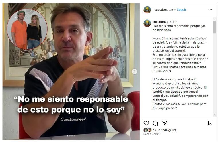 Foto: Captura de Instagram