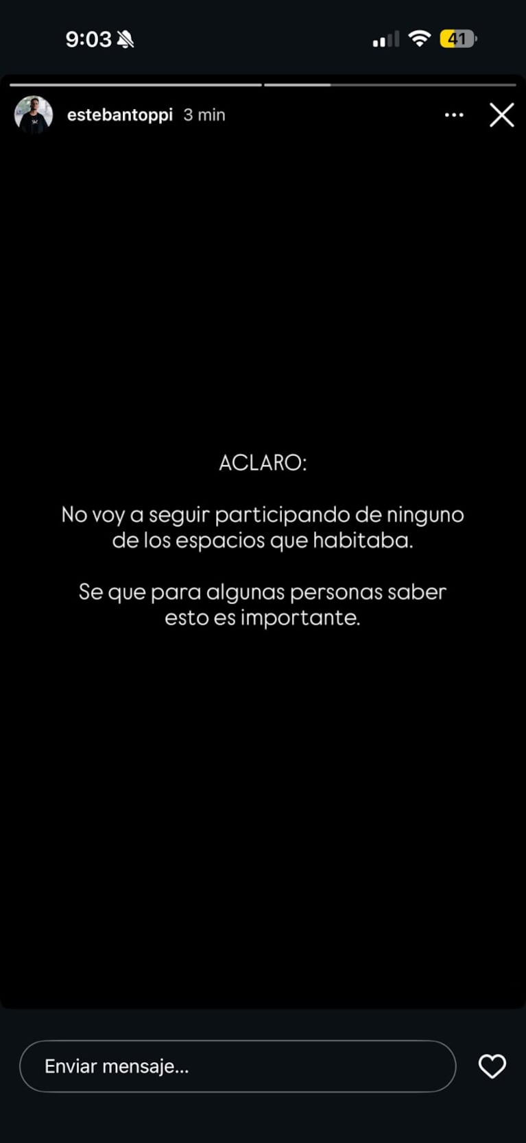 Foto: captura de Instagram