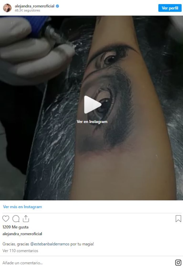 Foto: Captura de Instagram (@alejandra_romeroficial)
