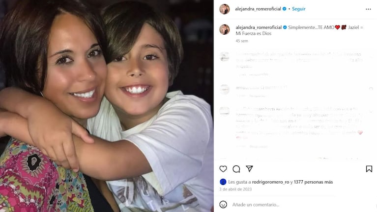 Foto: Captura de Instagram (@alejandra_romeroficial)