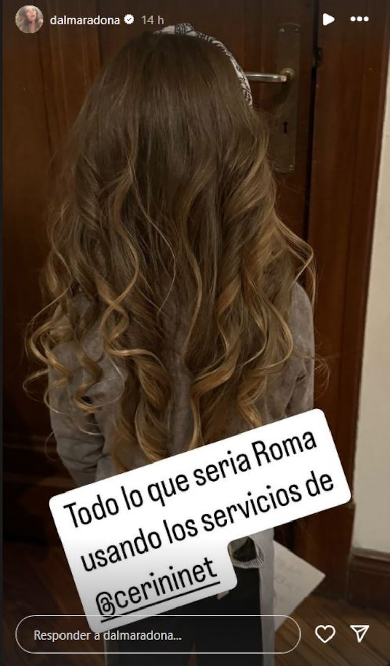 Foto: Captura de Instagram (@dalmaradona)