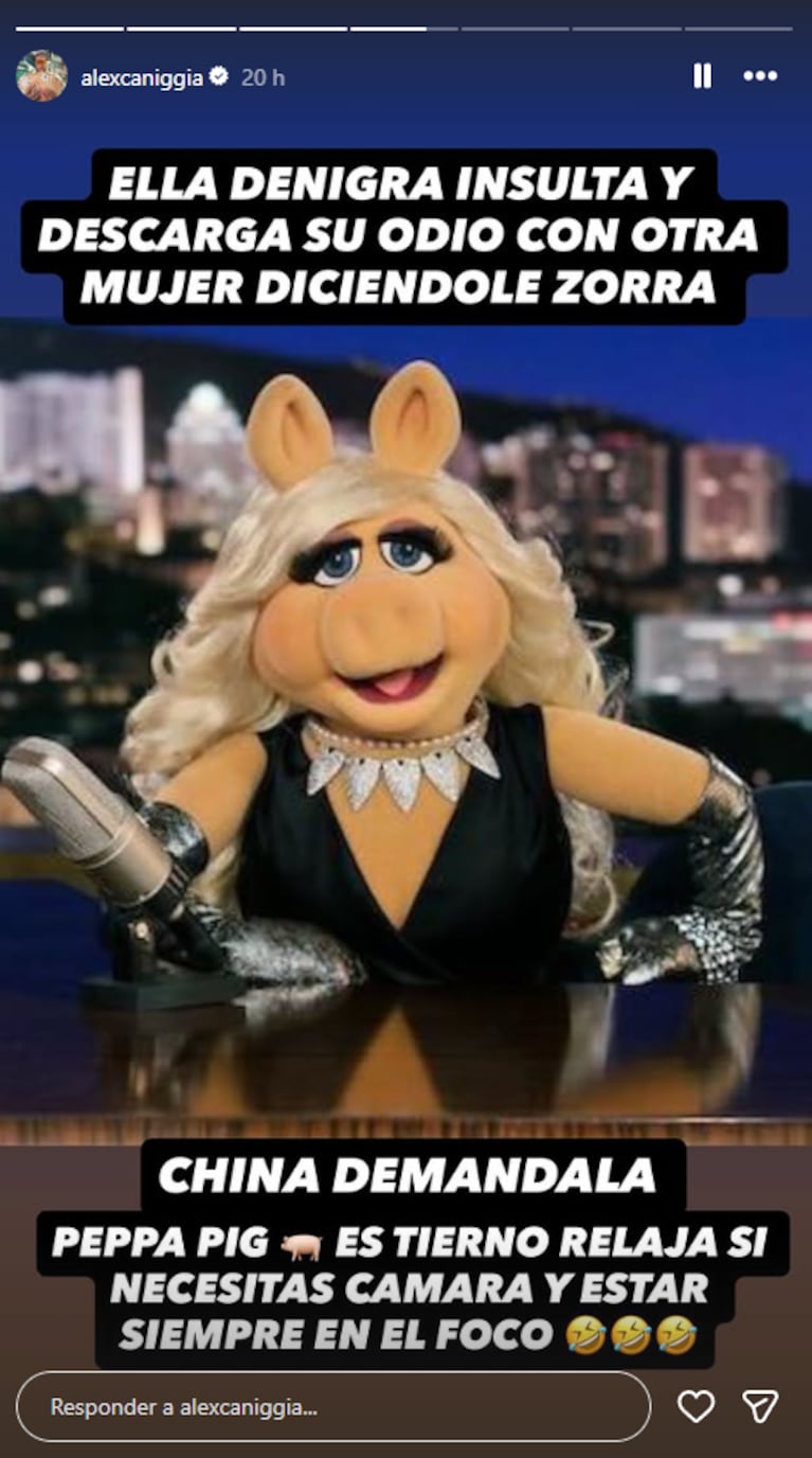 Foto: captura de Instagram de Alex Caniggia