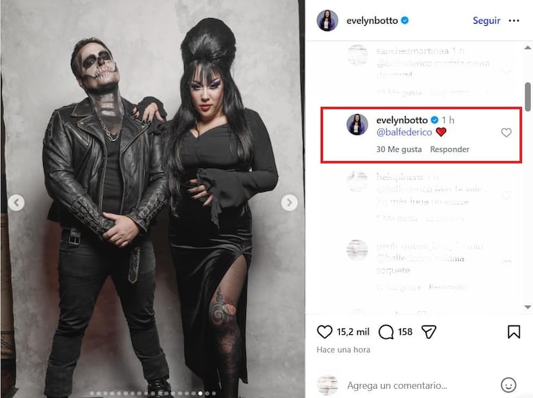 Foto: Captura de Instagram (@evelynbotto)