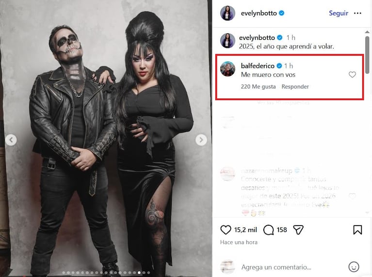 Foto: Captura de Instagram (@evelynbotto)