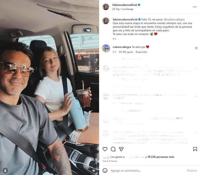 Foto: Captura de Instagram (@fabiancuberooficial)
