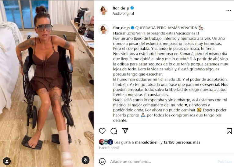 Foto: Captura de Instagram (@flor_de_p)