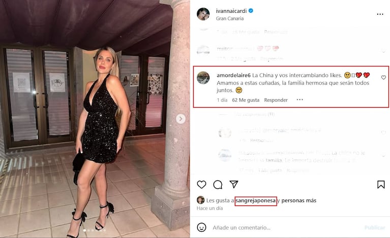 Foto: Captura de Instagram (@ivannaicardi)