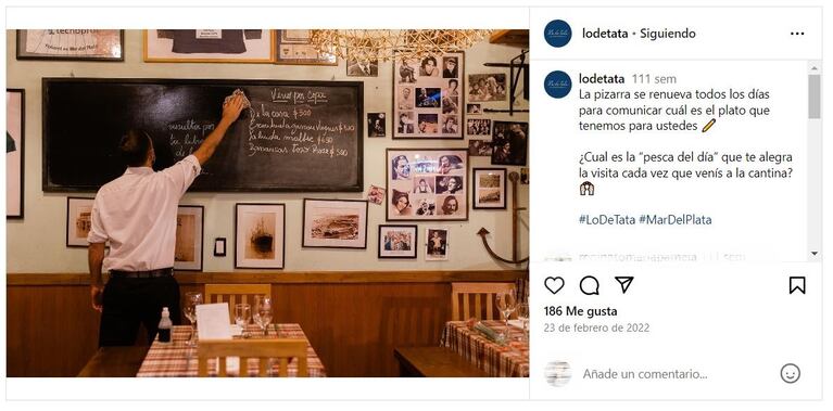 Foto: Captura de Instagram (@lodetata)