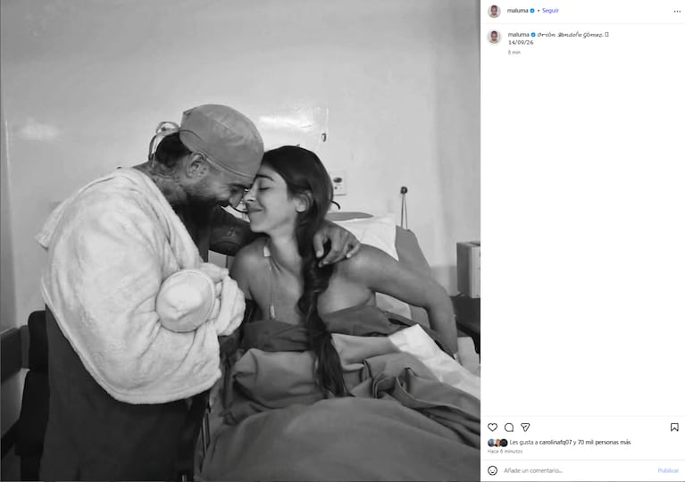 Foto: captura de Instagram Maluma