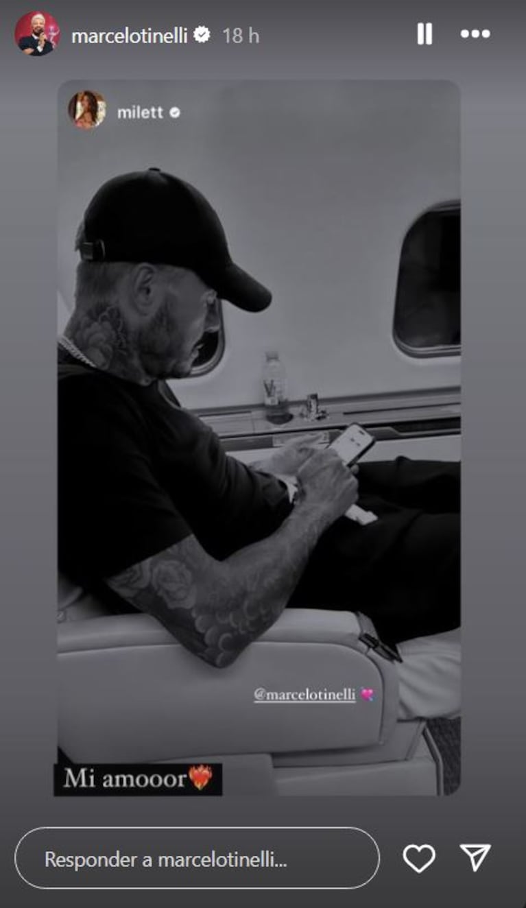 Foto: Captura de Instagram (@marcelotinelli)