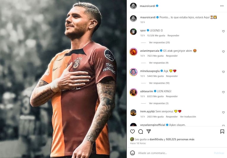 Foto: Captura de Instagram (@mauroicardi)