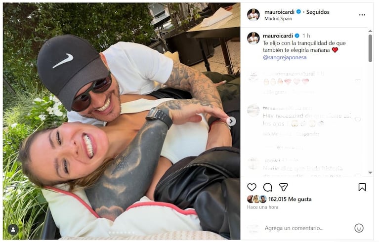 Foto: Captura de Instagram (@mauroicardi)