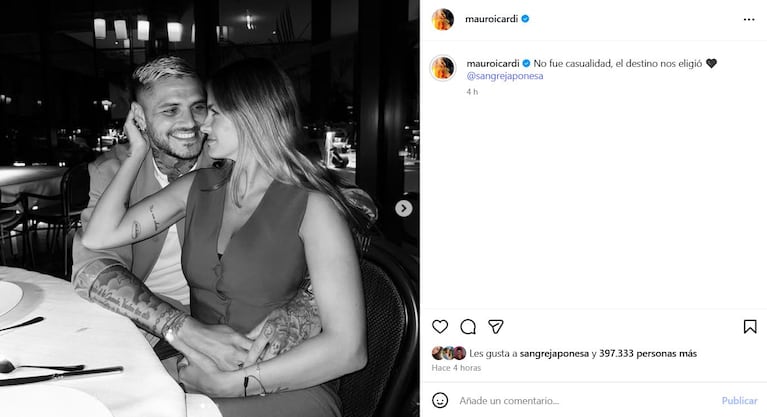 Foto: Captura de Instagram (@mauroicardi)