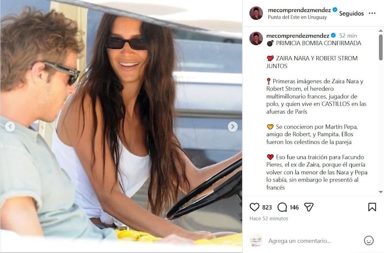 Foto: Captura de Instagram (@mecomprendezmendez)