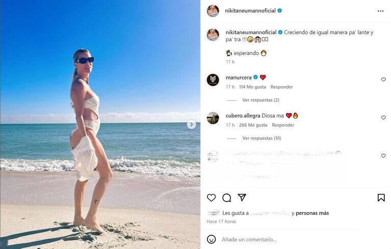 Foto: Captura de Instagram (@nikitaneumannoficial)