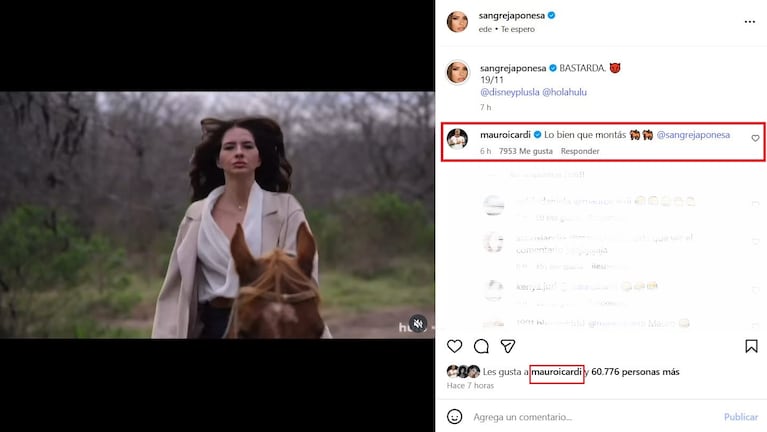 Foto: Captura de Instagram (@sangrejaponesa)