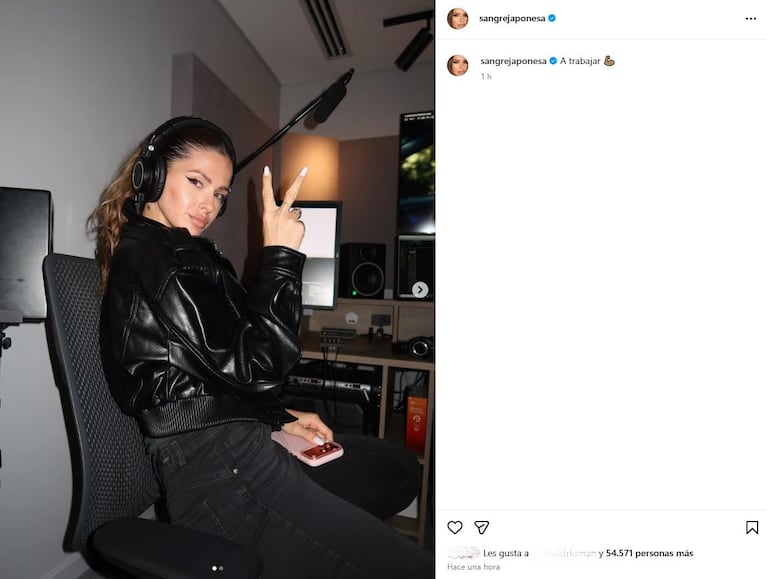 Foto: Captura de Instagram (@sangrejaponesa)