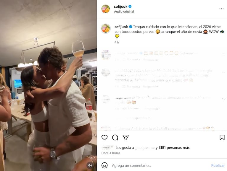 Foto: Captura de Instagram (@sofijuok)