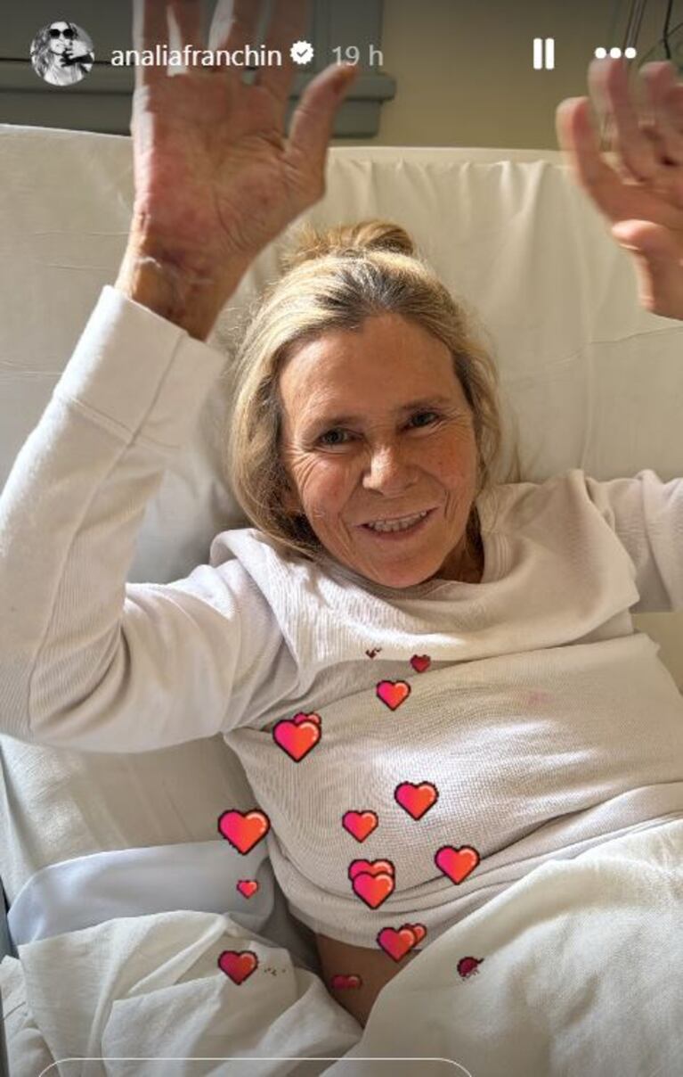Foto: Captura de Instagram Stories (@analiafranchin)