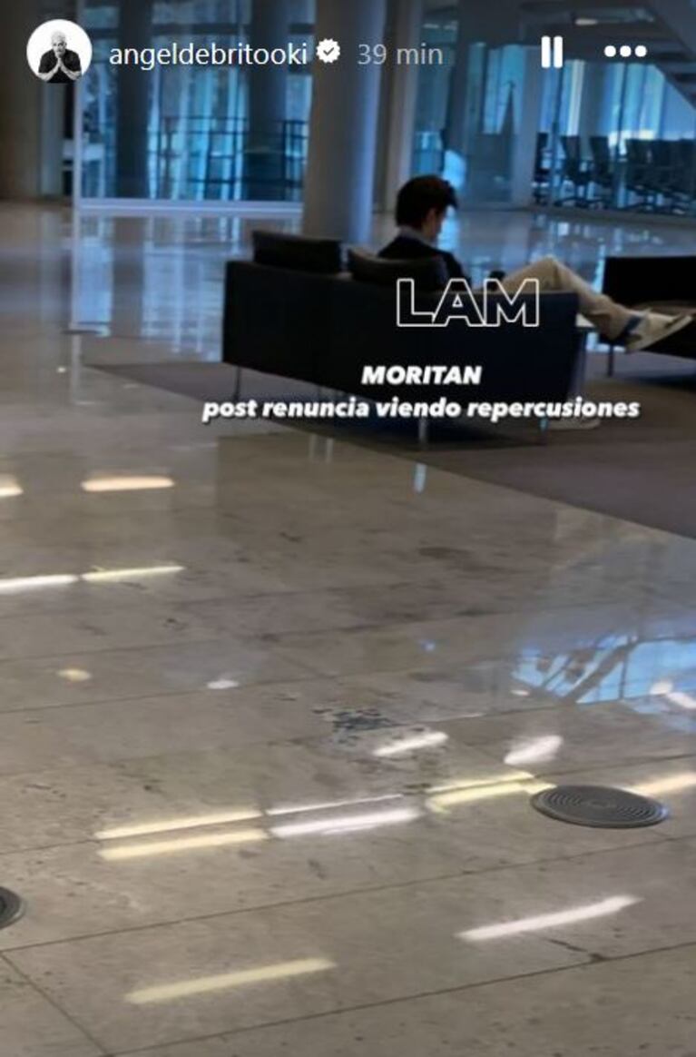Foto: Captura de Instagram Stories (@angeldebritooki)