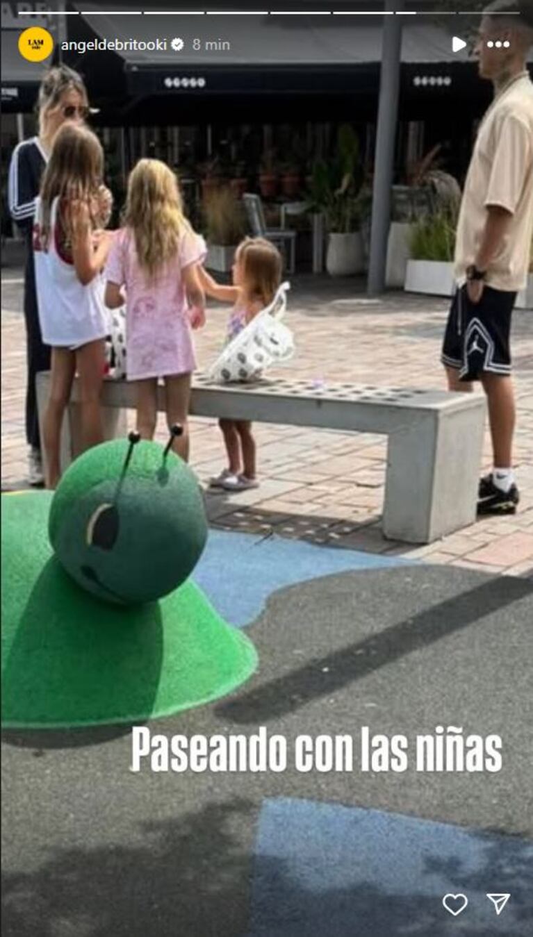 Foto: Captura de Instagram Stories (@angeldebritooki)