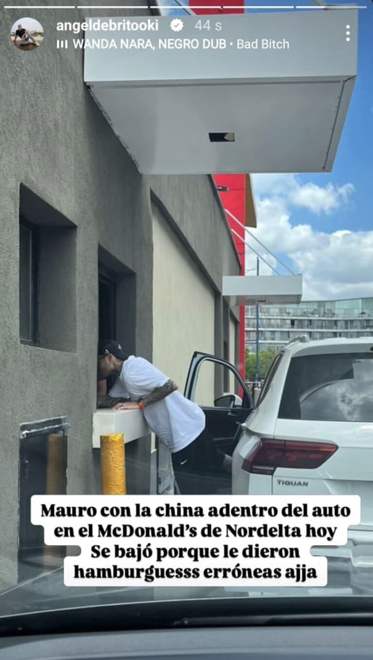 Foto: Captura de Instagram Stories (@angeldebritooki)