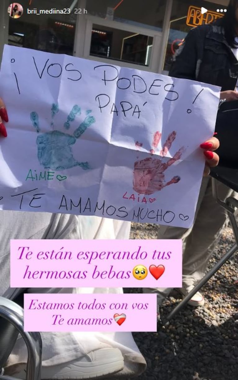 Foto: Captura de Instagram Stories (@brii_mediina23)